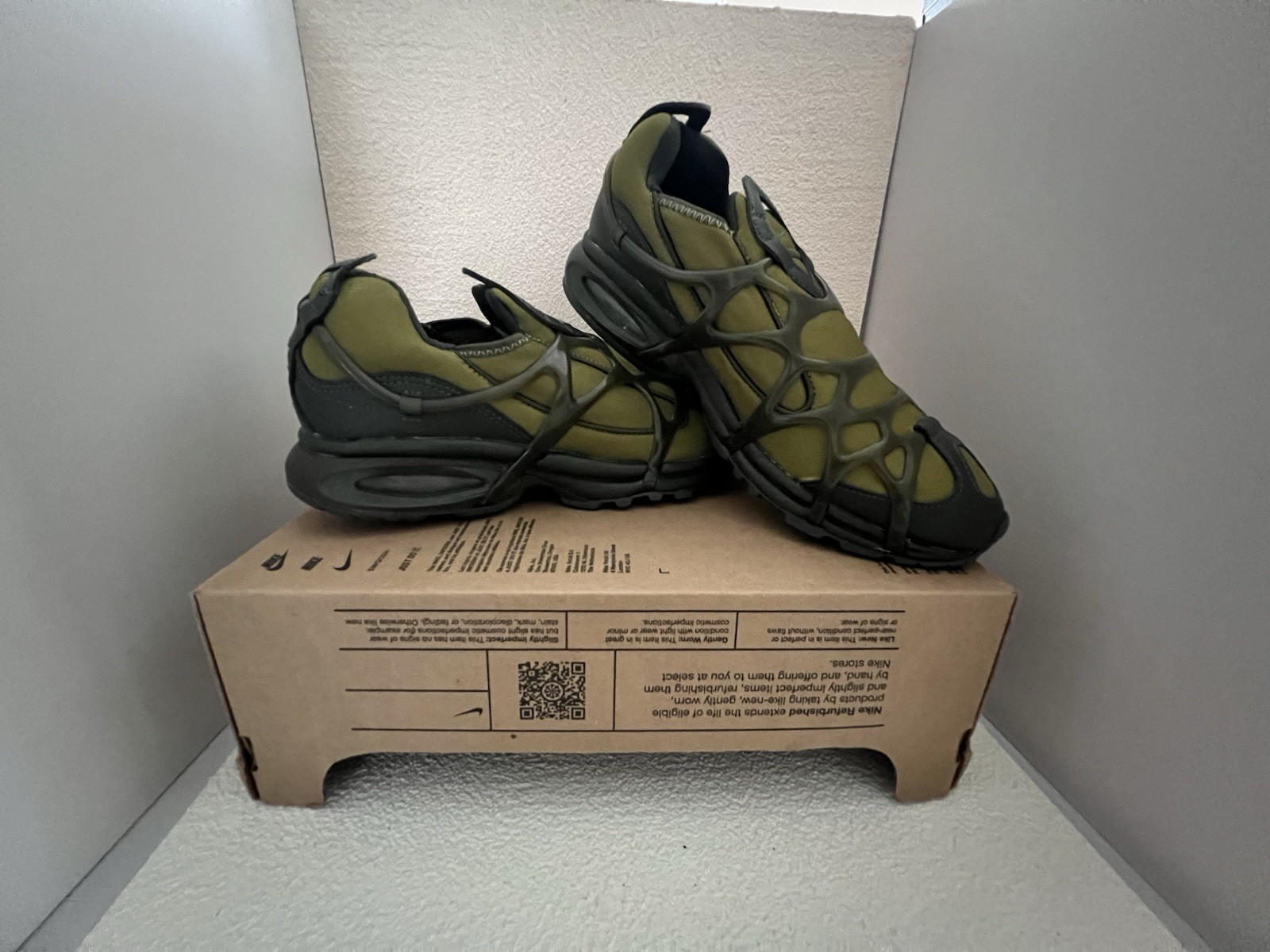 Nike Air Kukini Pilgrim Men’s Low Top Sneakers Green/Black Mesh DV0659-300