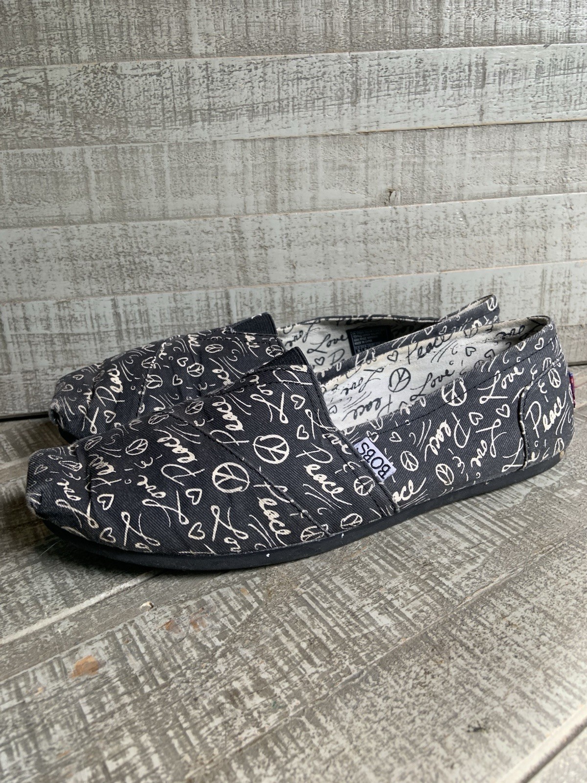 Bobs By Skechers Plush Peace and Love Loafer Flats Women’s Casual Shoes Size 9