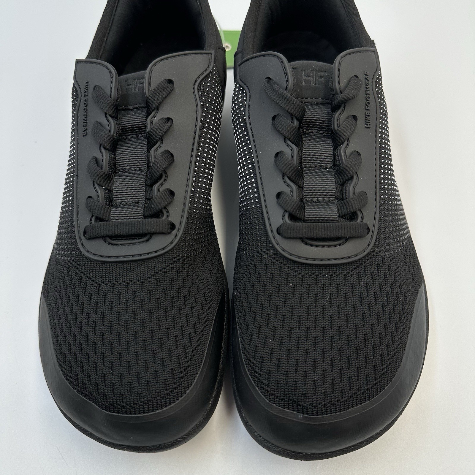 Hike HF Stride Sneaker Barefoot Black White Lace Up 3 Sizes Available Nature