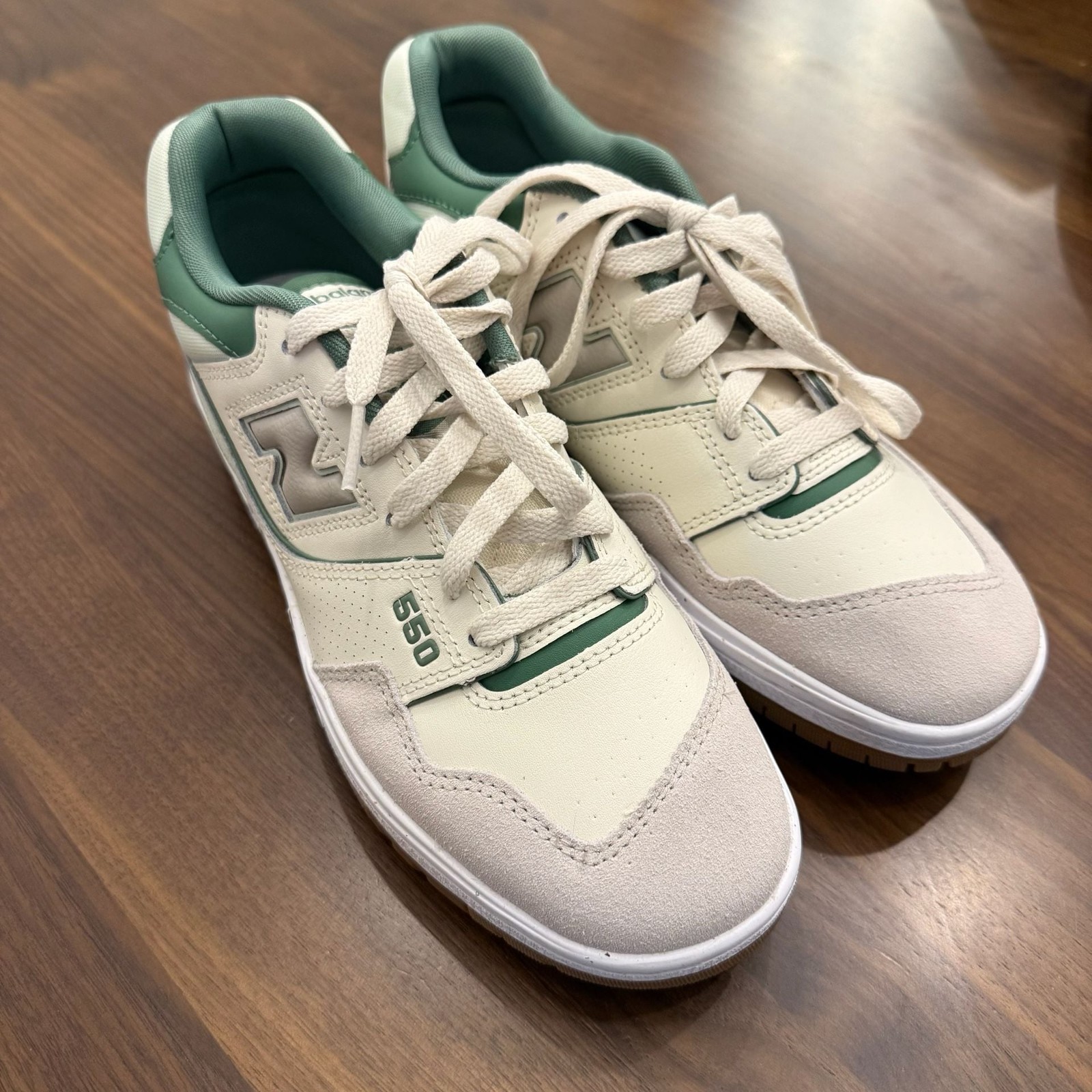 New Balance 550 BBW550HK Linen Natural Mint Sneakers Women’s 9.5 or Men’s 8