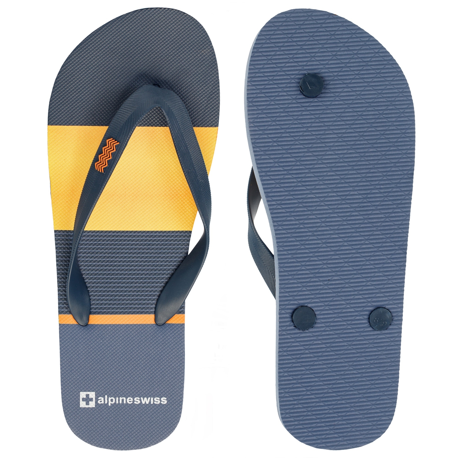 Alpine Swiss Men’s Flip Flops | Ultra-light Thin EVA foam Sandals for Beach