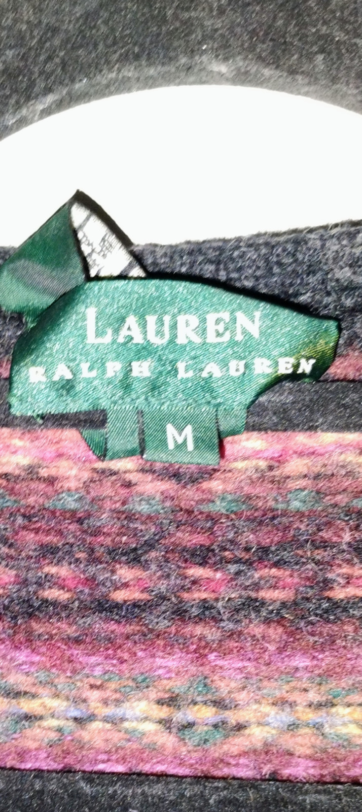 Lauren Ralph Lauren “Green” Label 100% Lambskin Wool Sweater