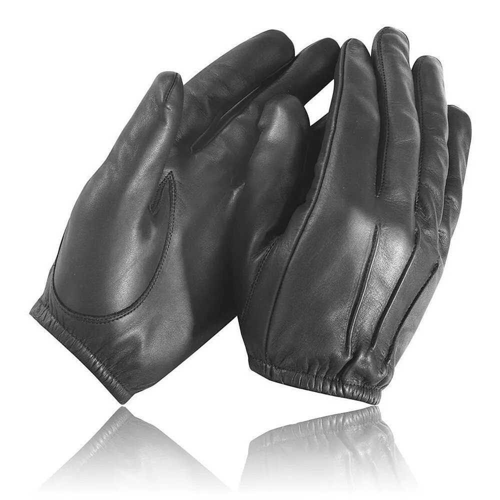 Police Force Anti Slash Cut and Fire Resistant Leather Driving Gloves USA UK AU