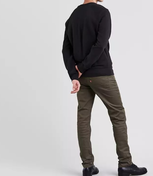 Levis Mens 511 Slim Stretch Jeans Size 30,31,32,34,36,38 Olive Khaki 045112273