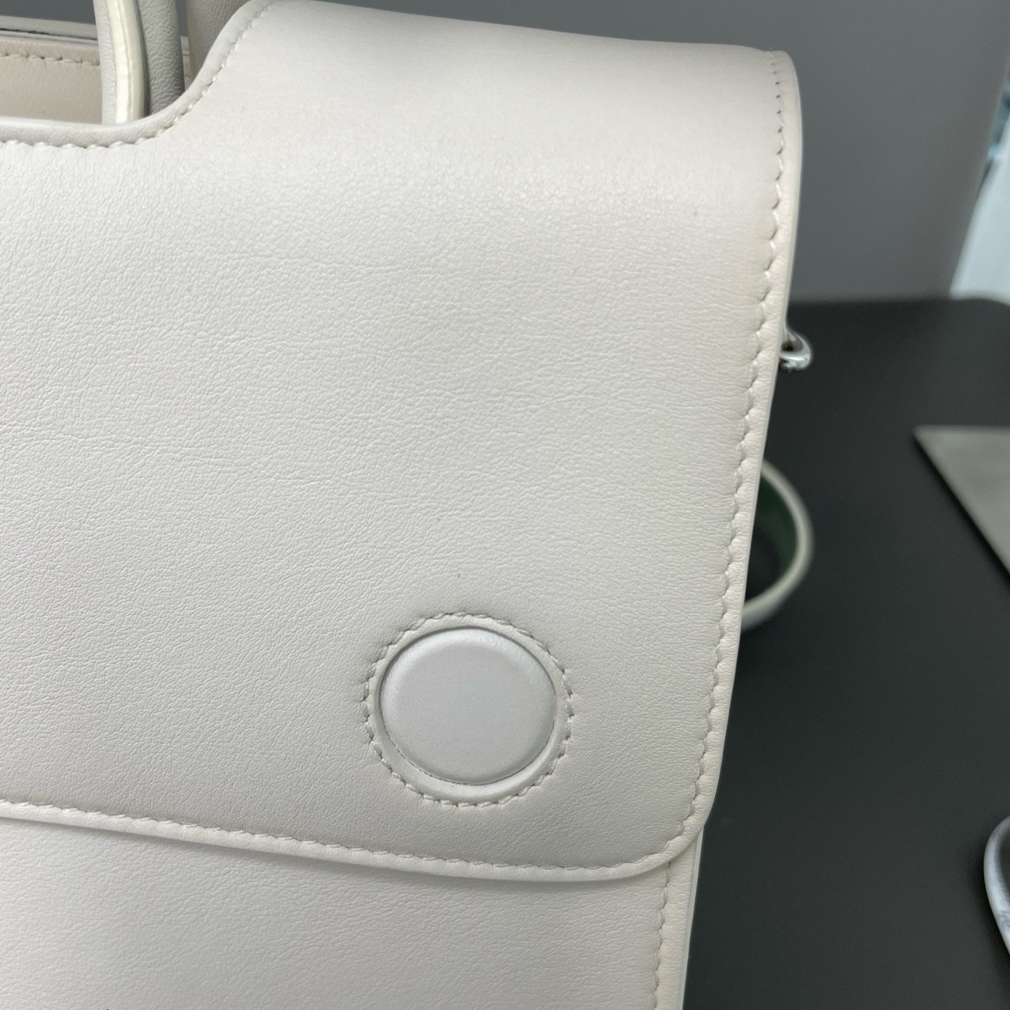 Dior Pre-Owned Authentic Shoulder Bag Cream 29.5*21*14 Free Tracked Shipping