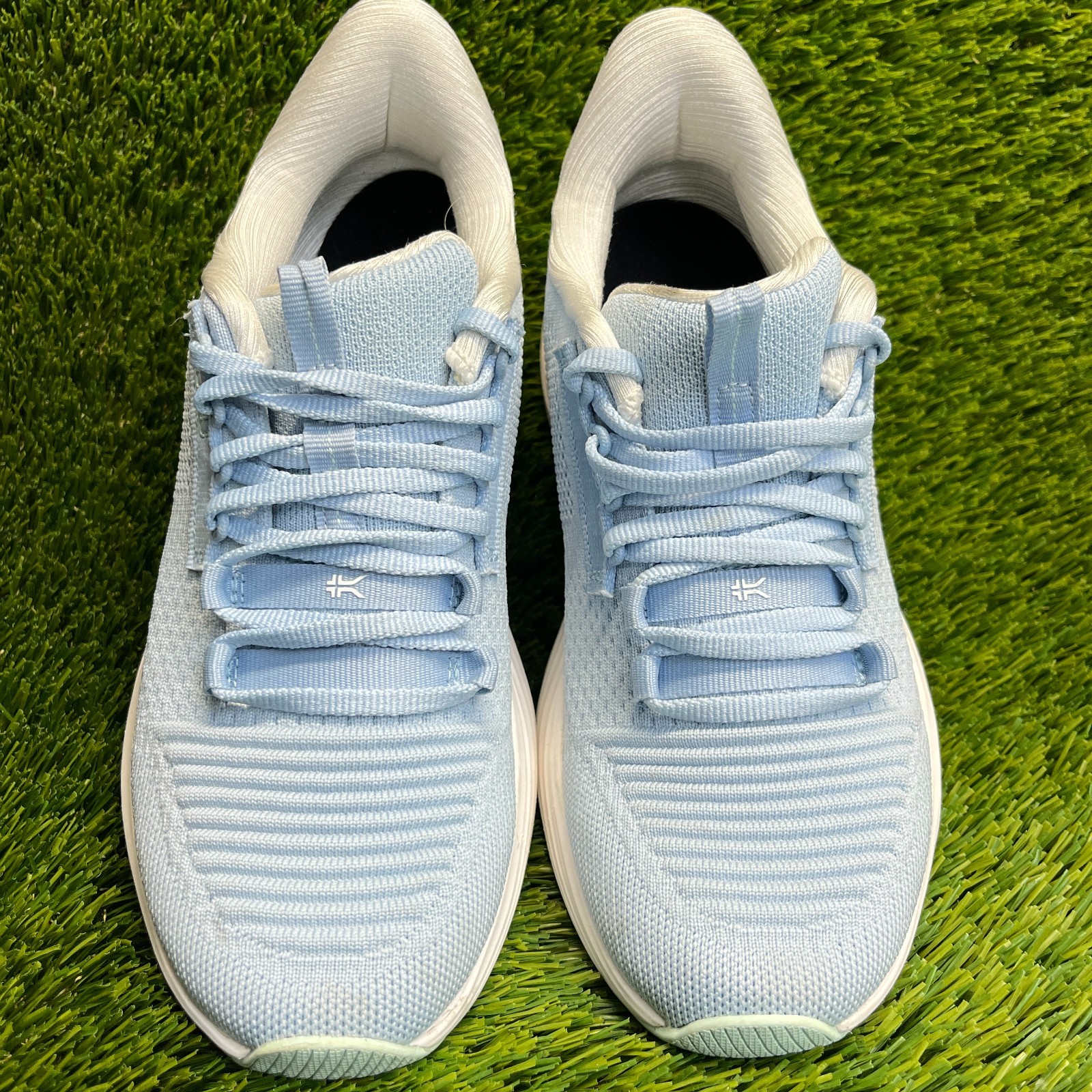 Kuru Atom 2 Womens Size 6.5 Blue White Athletic Running Walking Shoes Sneakers