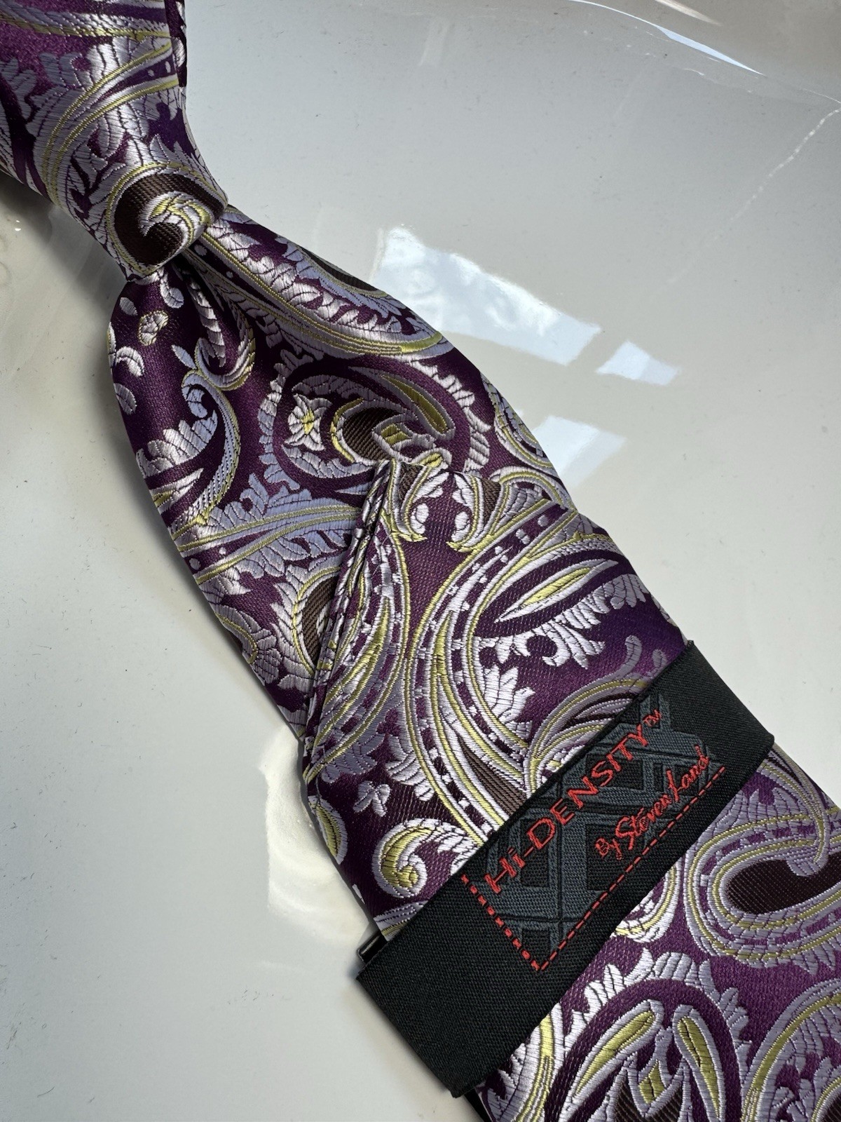 NWT Paisley Neck Tie & Hanky Steven Land – NEW Collection Hi-DENSITY