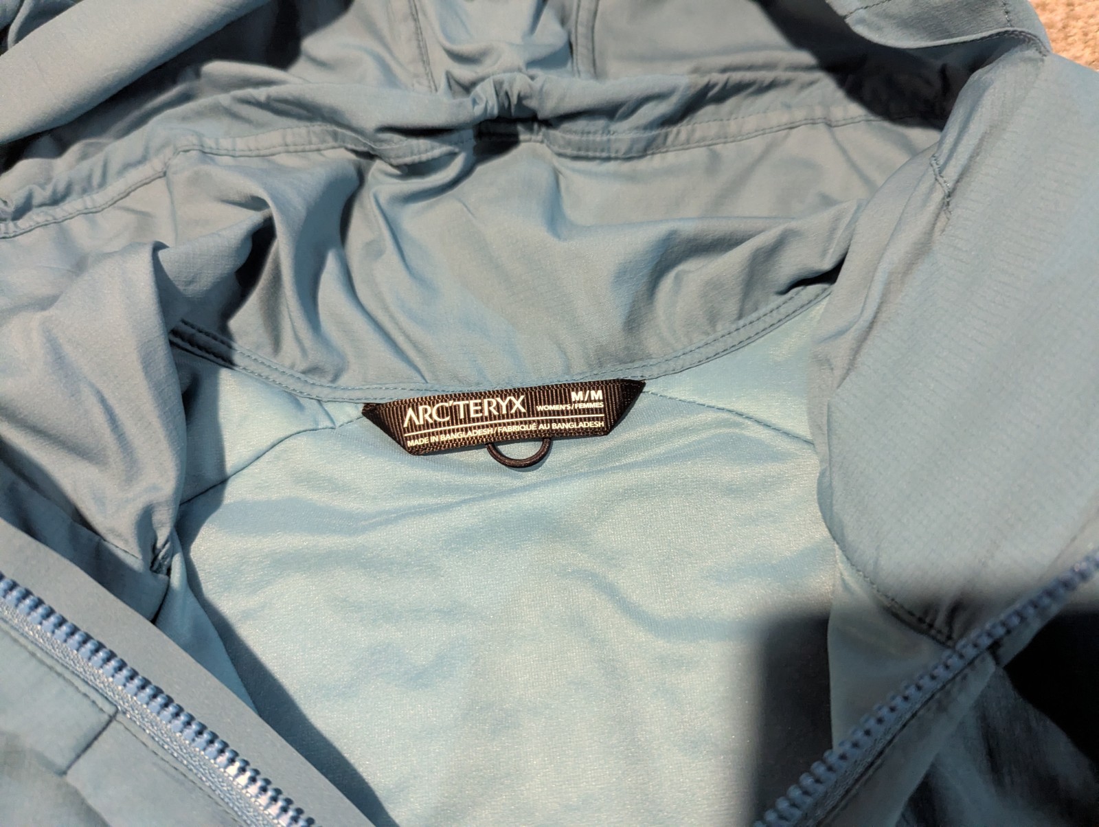 Arc’teryx Jacket Womens Medium Blue Atom SL Hoody Hooded Coat