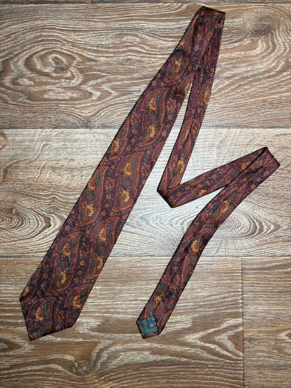 Ermenegildo Zegna 100% Silk Vintage Tie Made in Italy