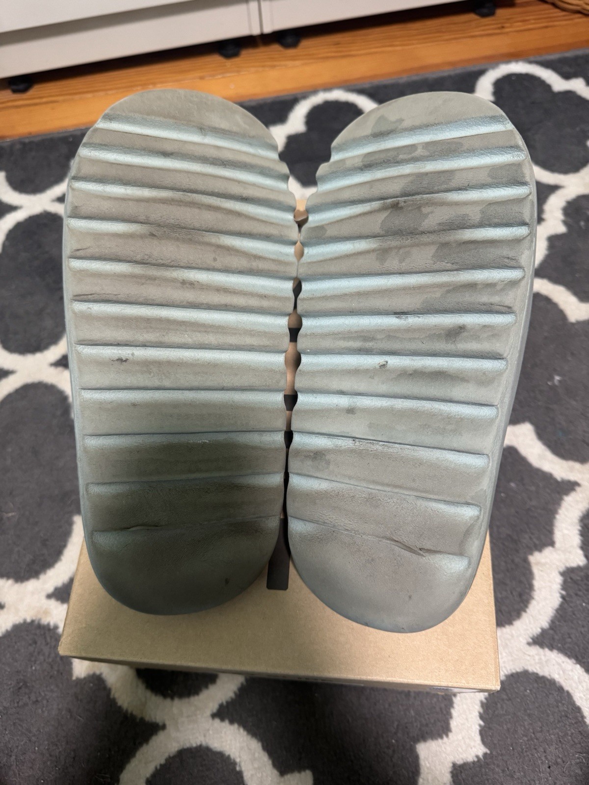 adidas Yeezy YZY Slide Salt Blue Men’s Sandal US 12 EU 47 ID5480