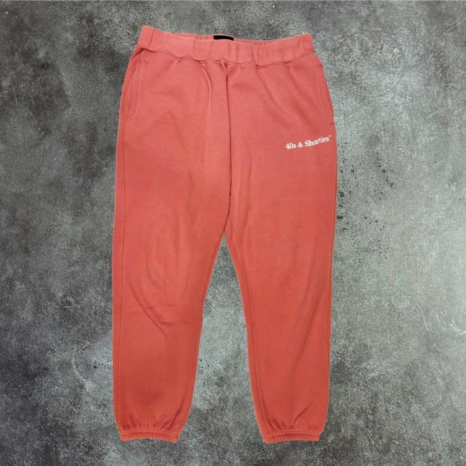 Coral 40s shorties sweatpants