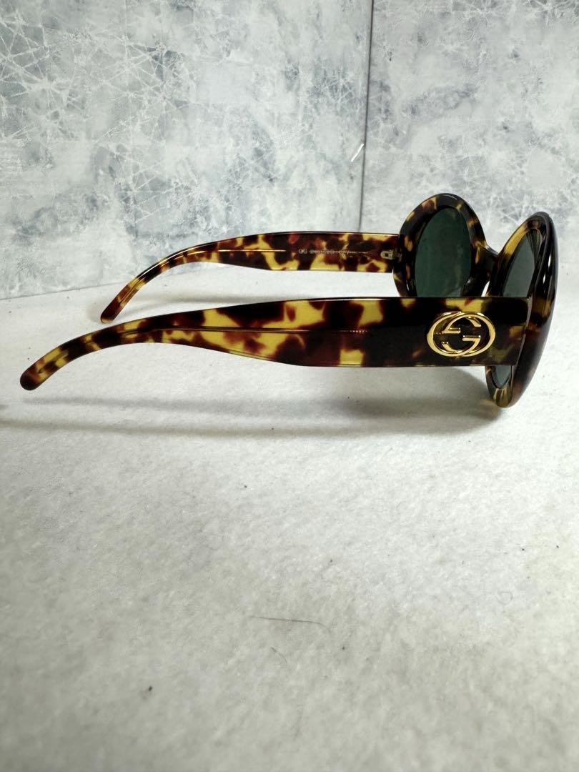 GUCCI Interlocking G Sunglasses Tortoiseshell Brown GG2401/N/S 00C 55□24 145