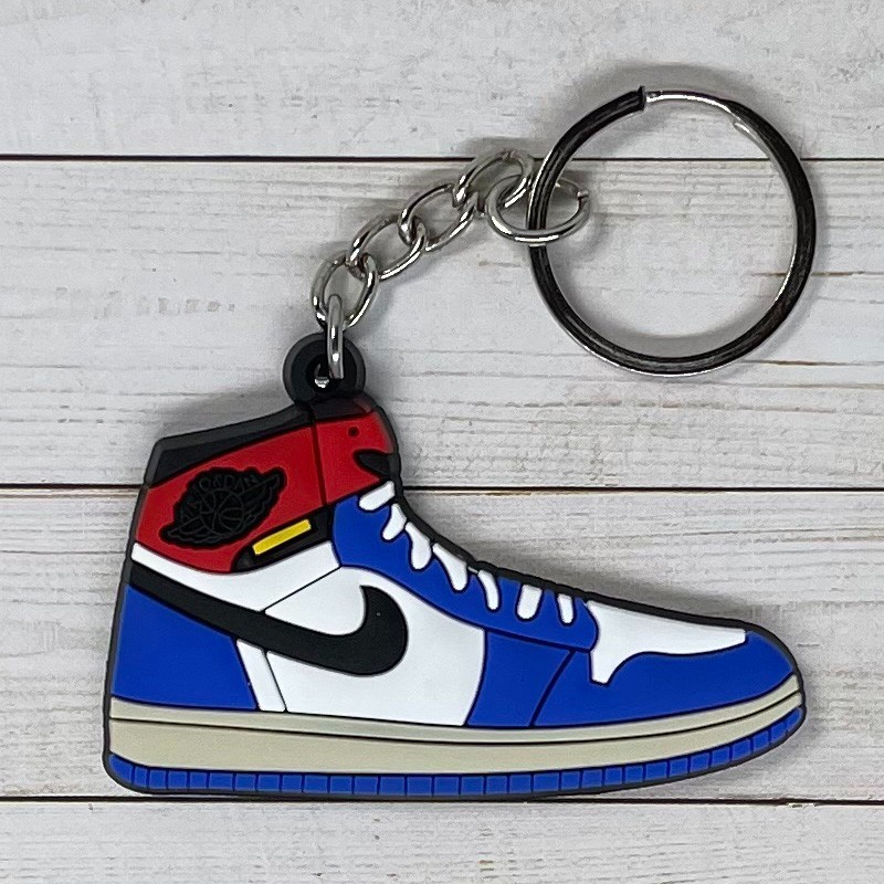 **YOU CHOOSE** Air Jordan 1 Mini Sneaker 2D Rubber 2″ Keychain MORE COLORS NEW!