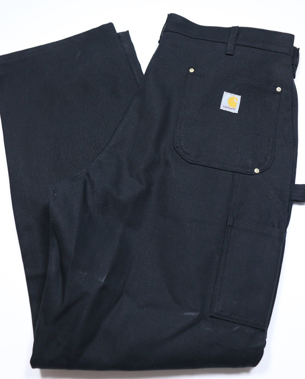 Carhartt B01 -M BLK Work Pants Loose Fit 40 x 34 100% Cotton Firm Duck Canvas