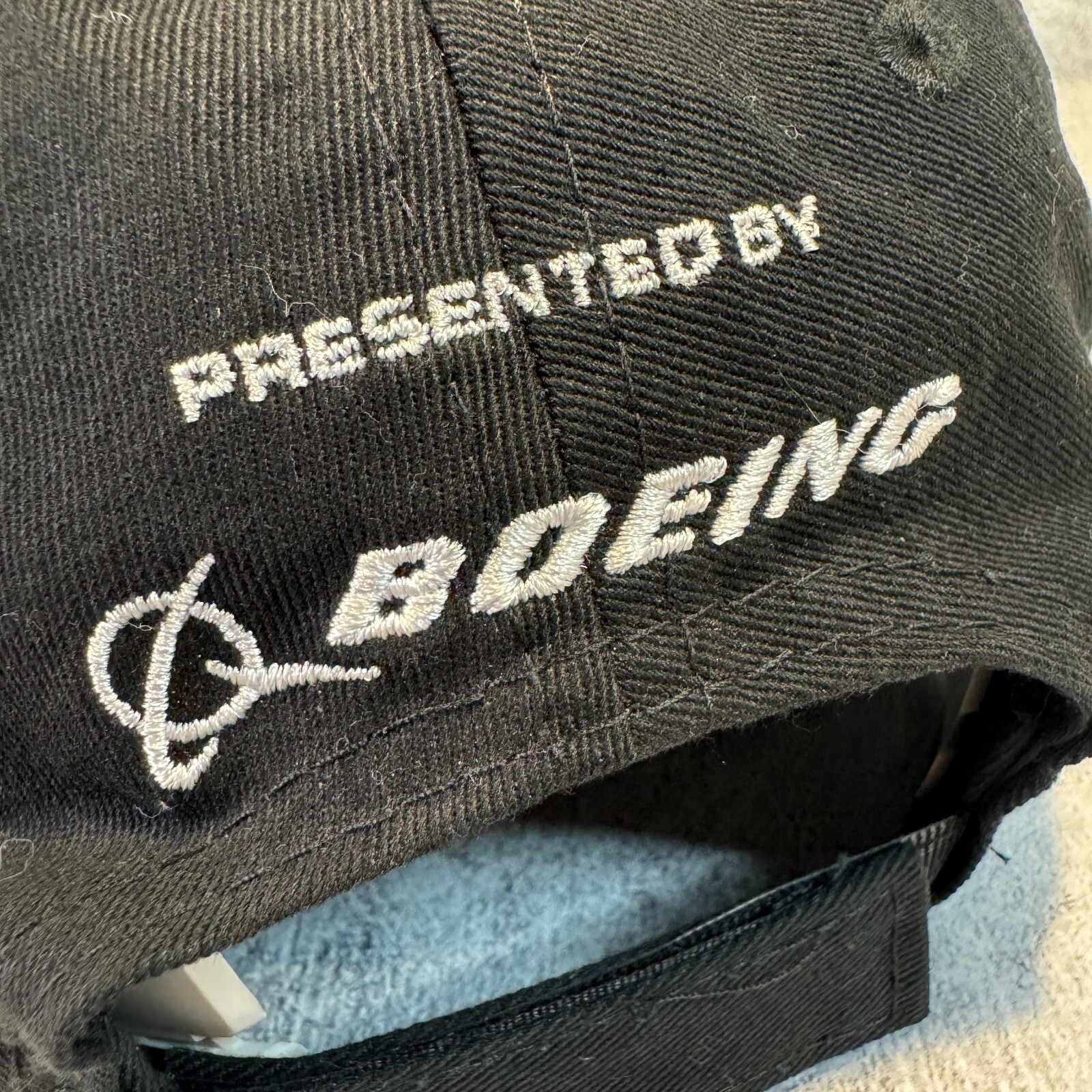 Boeing Hat Above And Beyond Aerospace Flight Exhibition Adult, Black