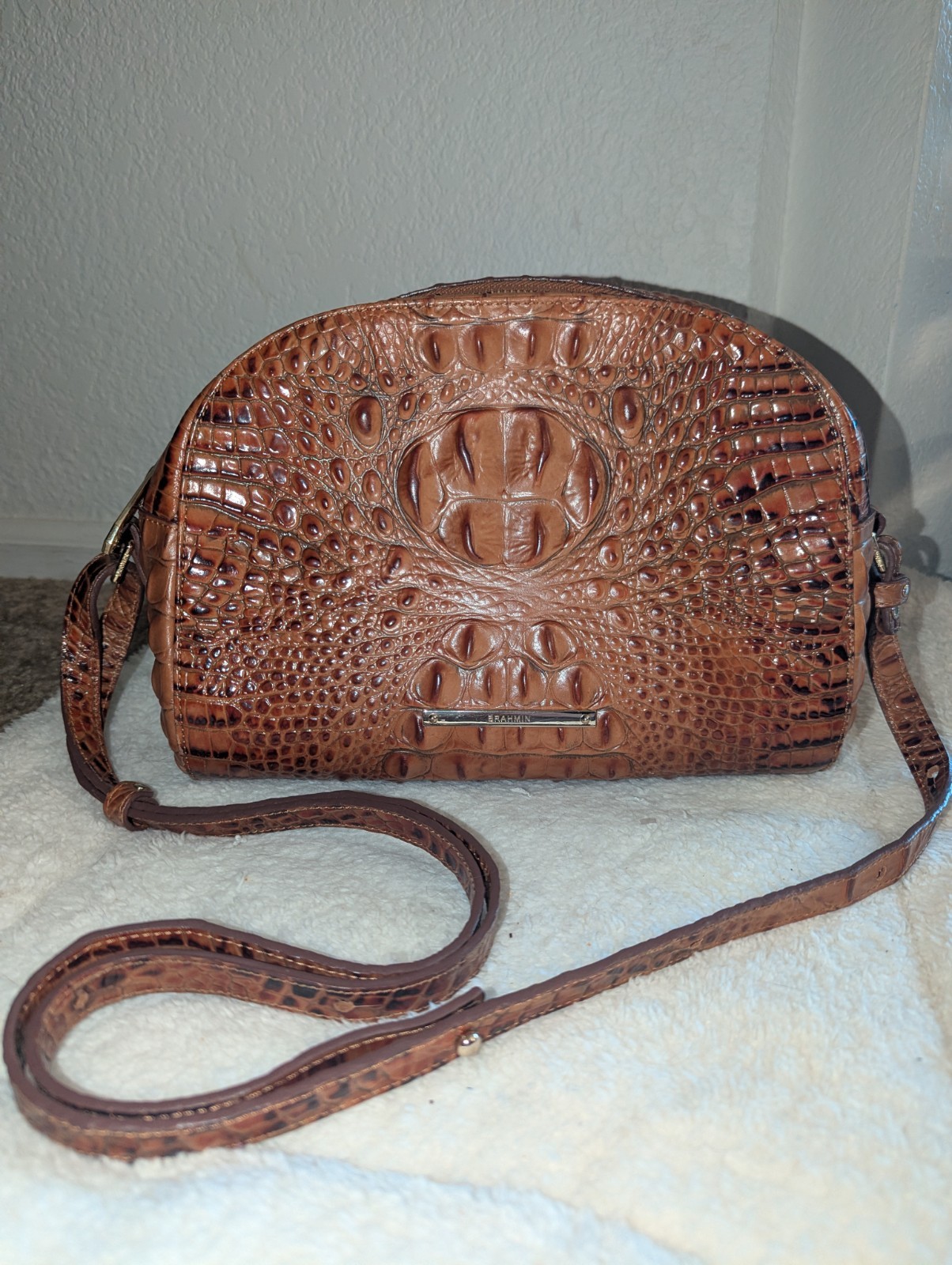 Brahmin Angie Alden Pecan shoulder bag