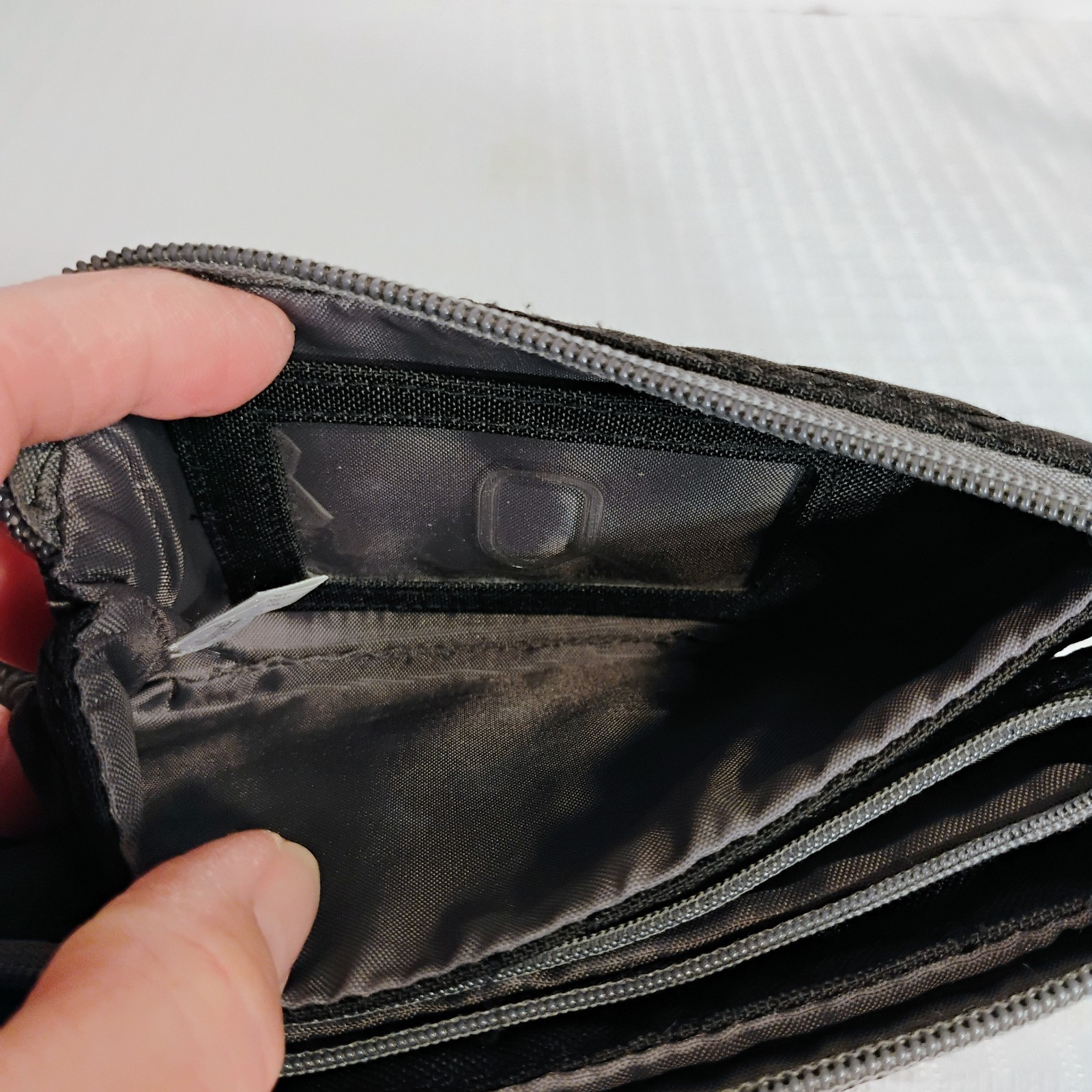 Thirty-one Black Quilted Vary You Wristlet