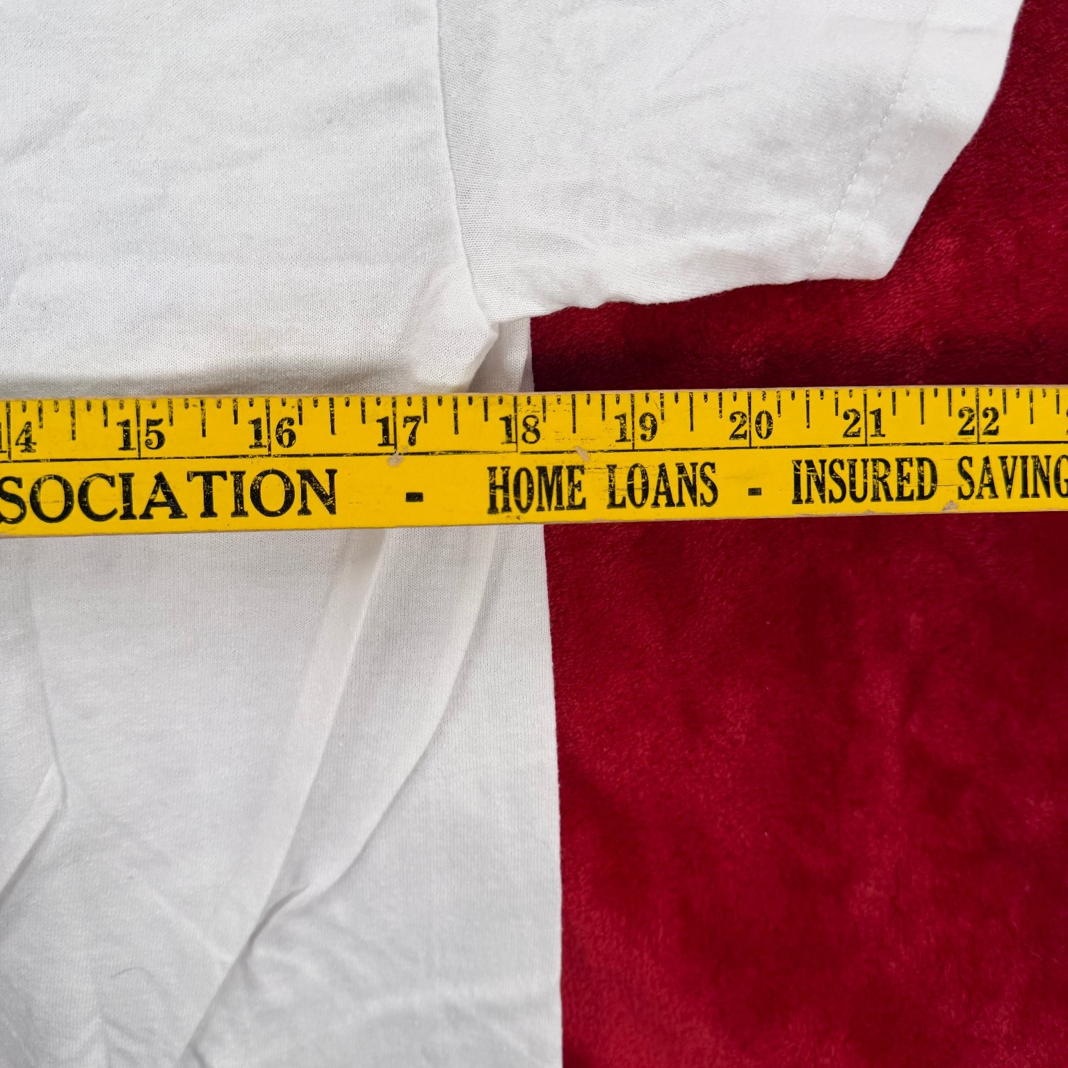 Gildan T-Shirt Men’s White Medium Italia STL The Hill DryBlend Cotton Blend