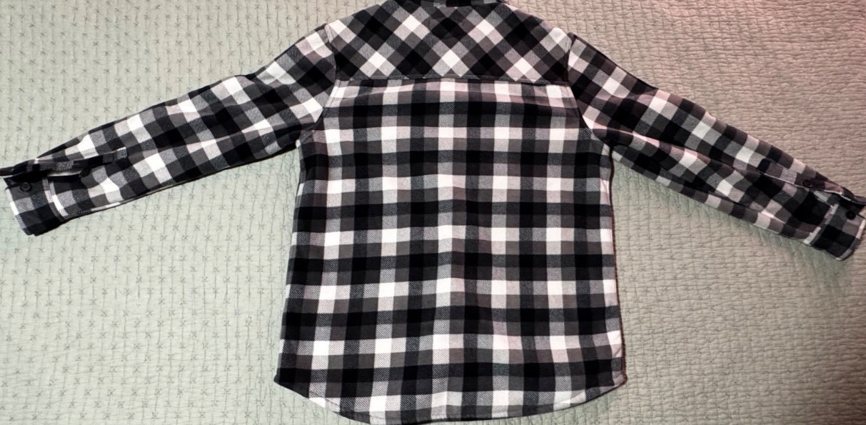 Freedom Foundry Men’s Medium Sherpa Lined Plaid Flannel Shirt Jacket Shacket