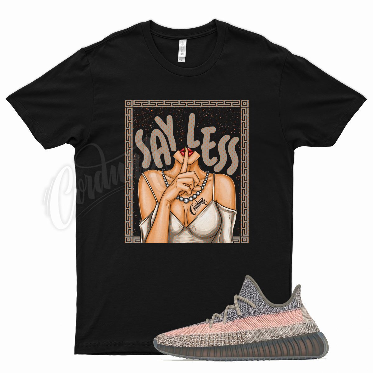 SHHH T Shirt for YZ 350 ” ASH STONE ” 380 500 700 Glow Blue Sand Taupe