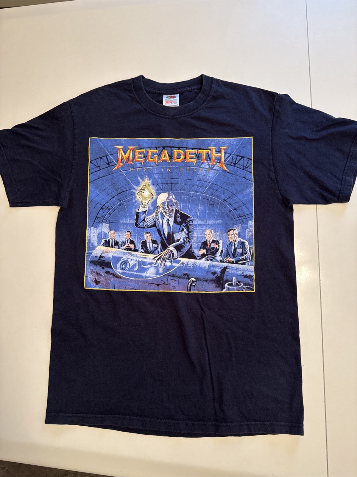Official Vintage Megadeth Rust In Peace Shirt M Medium Thrash Metal