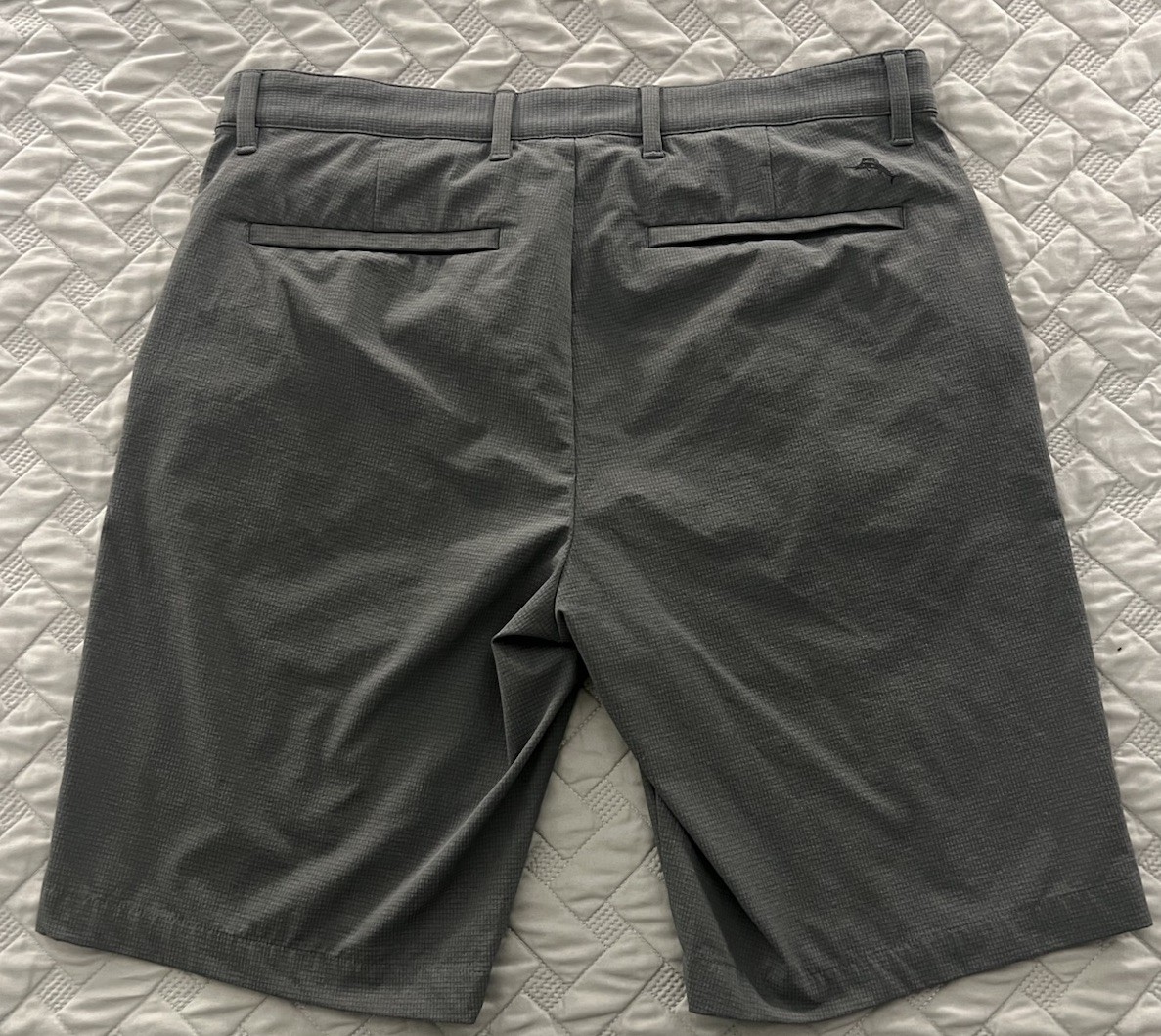 Tommy Bahama Mens Gray Shorts Size 32 Nylon Polyester Spandex Blend