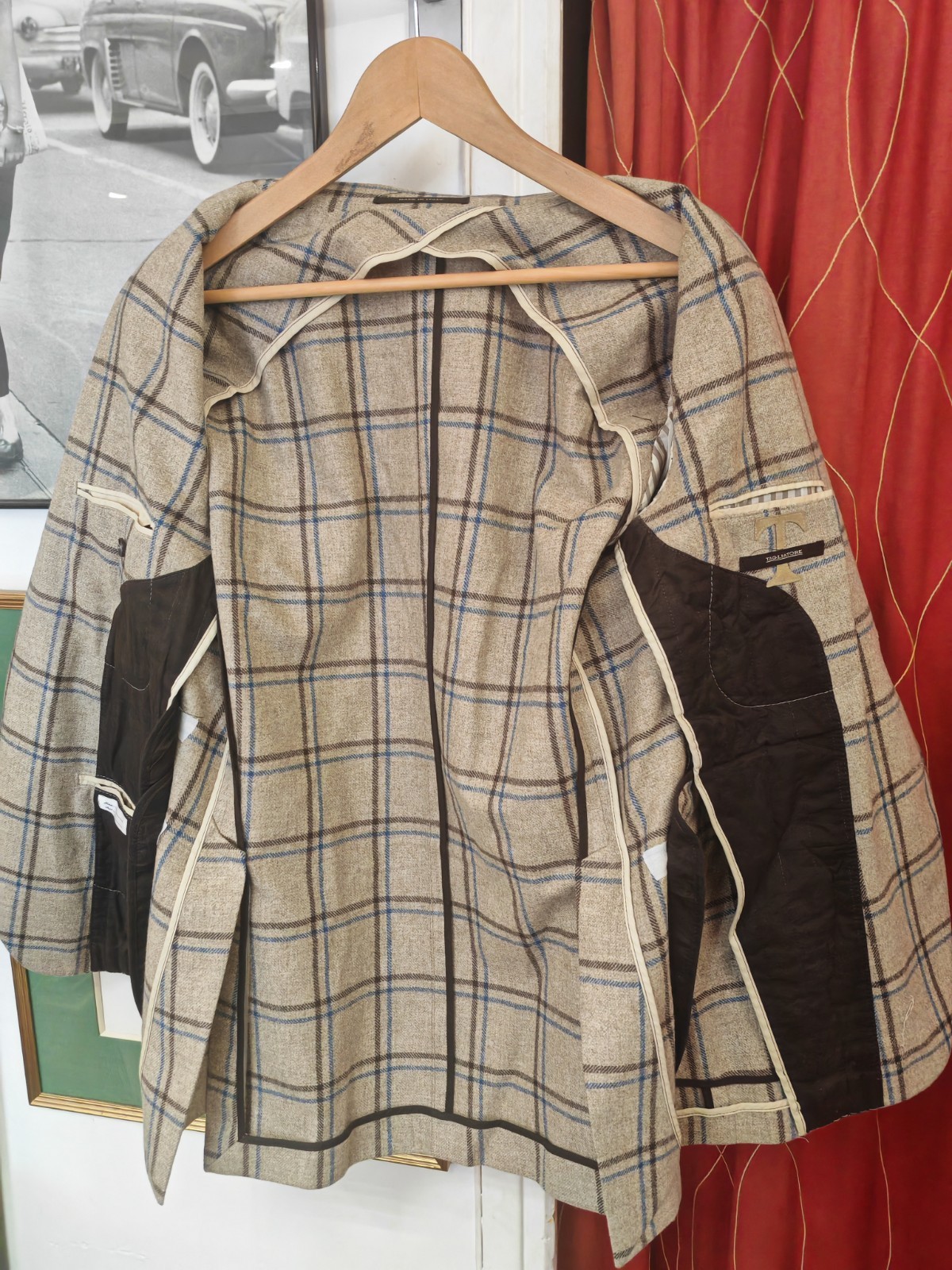 TAGLIATORE 700€ Men’s Blazer Jacket Virgin Wool Size EU52 ( L ) Made in Italy