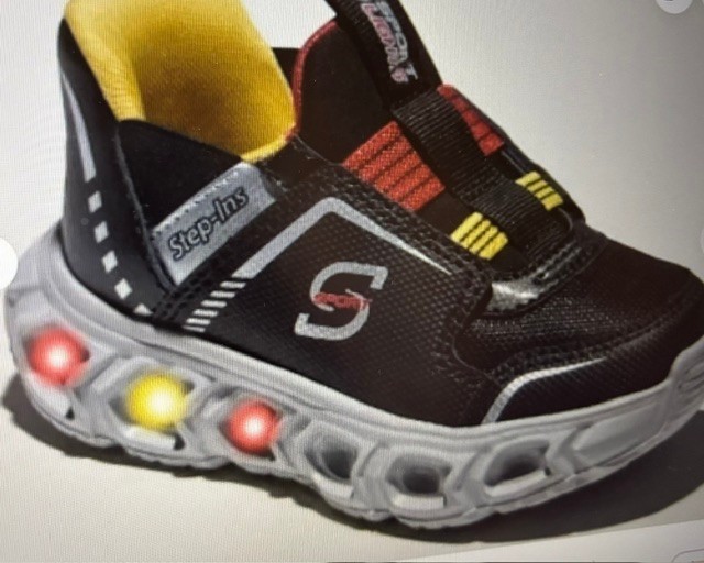 S Sport/Skechers Kaleb Light Up Step-In Sneakers. Boys Toddlers Shoes. Sz 6. NEW
