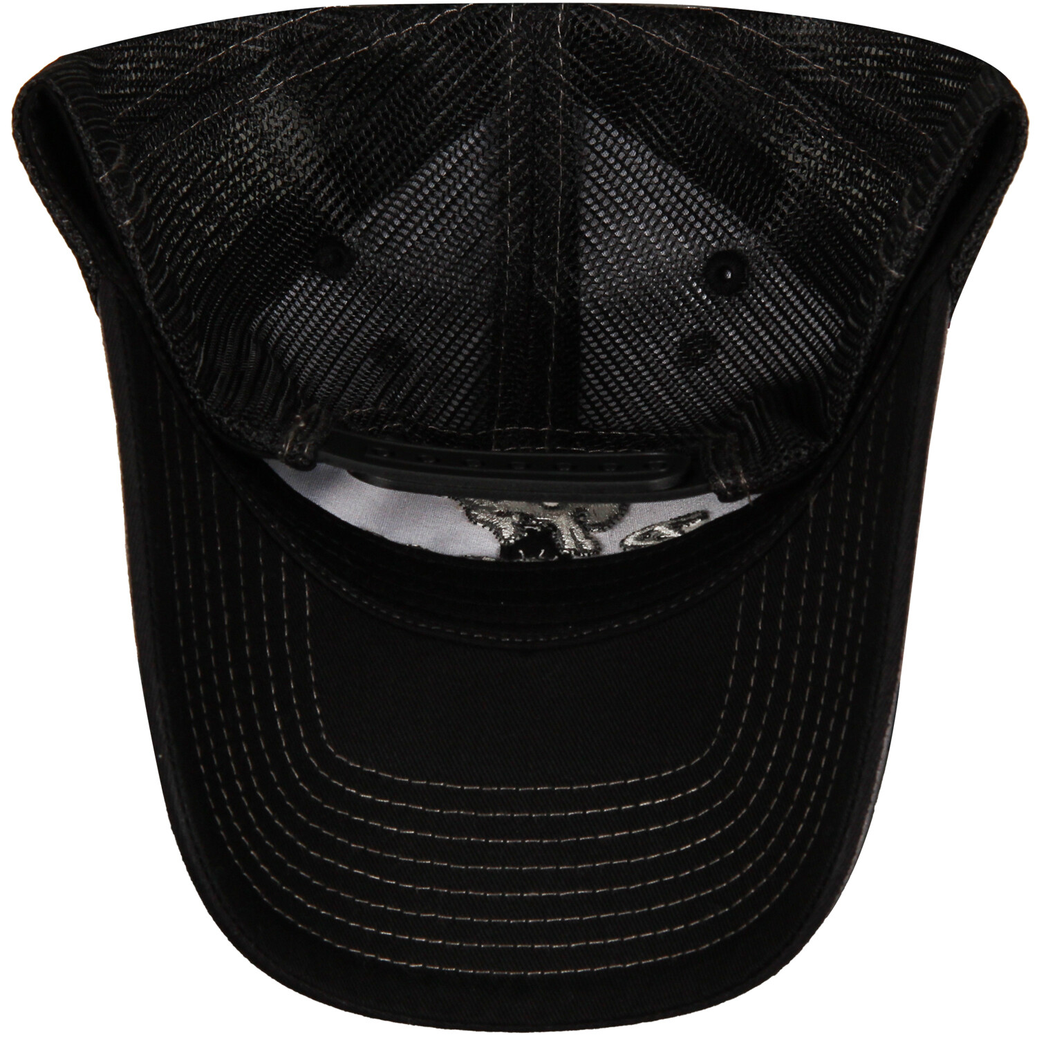 CHECKERED FLAG SPORTS FORD BRONCO LOGO EMBROIDERED HEATHER GRAY MESH HAT