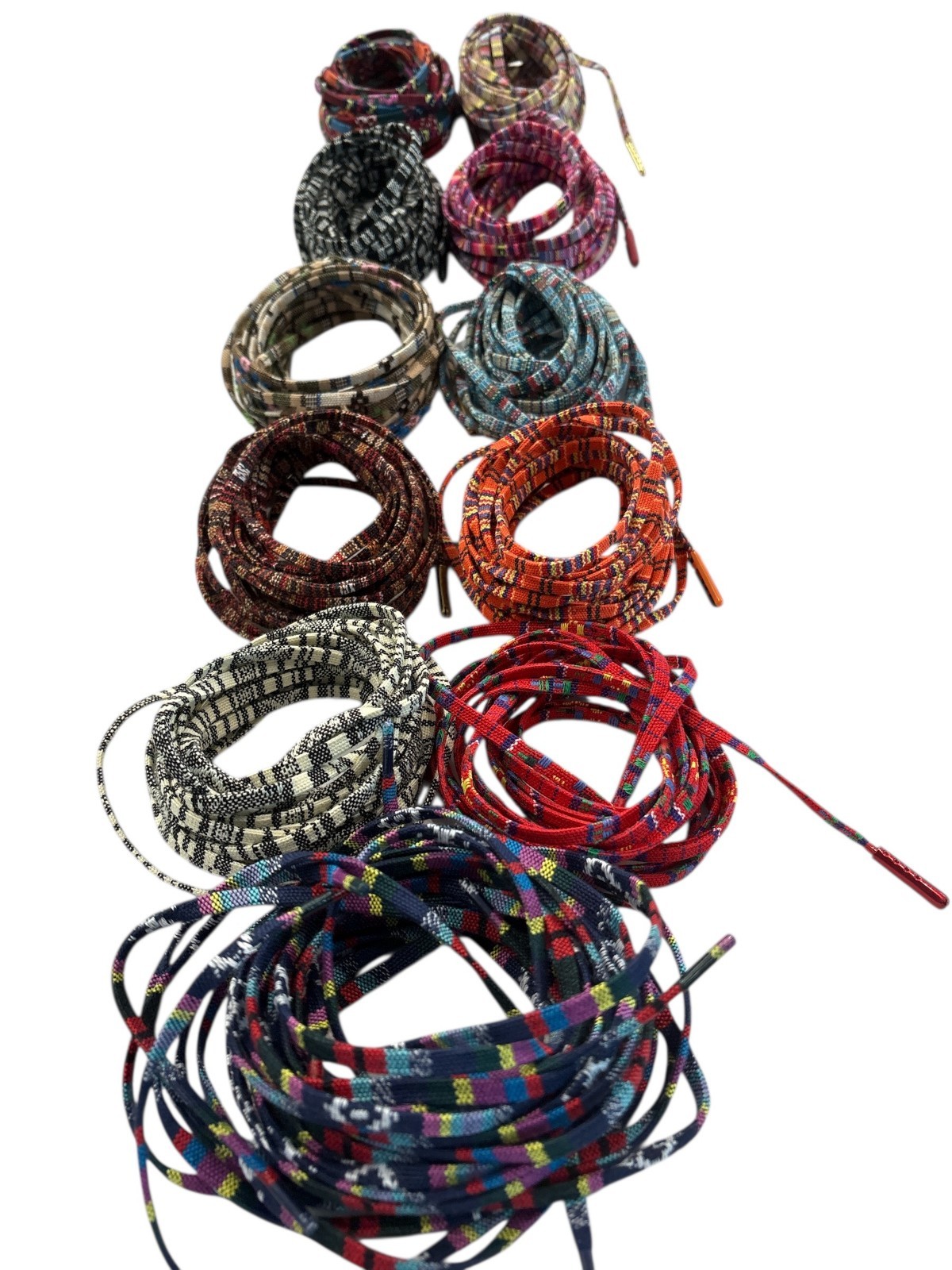 Bohemiam Shoe Laces All Sizes New Colors Metal Tips. Shipped from U.S.
