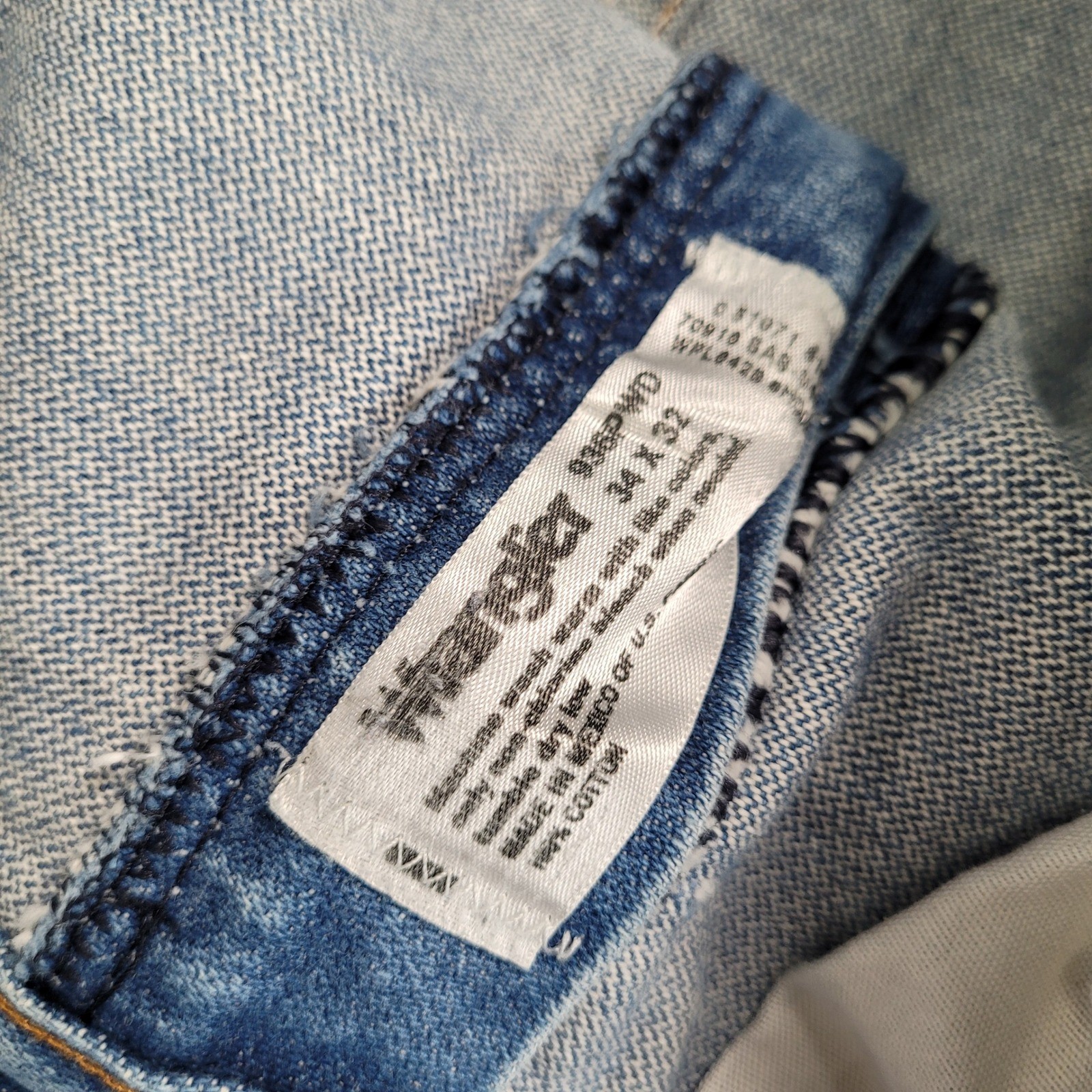 Wrangler Men Vintage Blue Denim Jeans Pants Actual Size 32×31 Bootcut