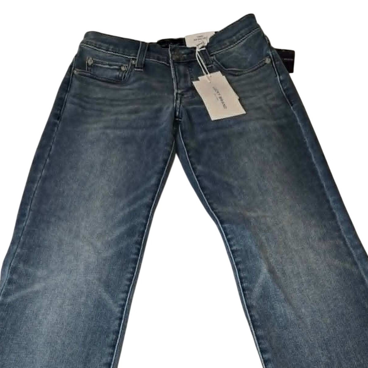 Lucky Brand Sweet Mid Rise Crop Jeans Medium Wash Raw Hem 7W15674 Size 2/26 NEW