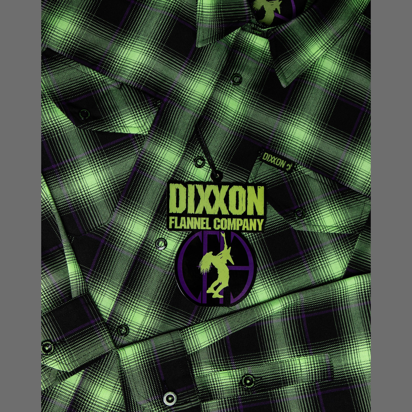 DIXXON FLANNEL x DIMEBAG DARRELL Flannel Shirt Collab – Men’s Large
