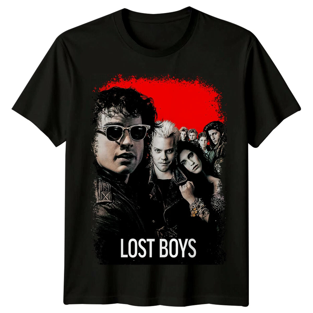 Lost Boys Classic 80s Movie Poster Style Retro Film Graphic T-Shirt