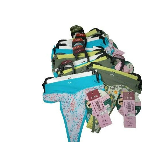 Kindly LadiesThong 2 Pack Random Color Sizes S4-6 M8-10 XL16-18