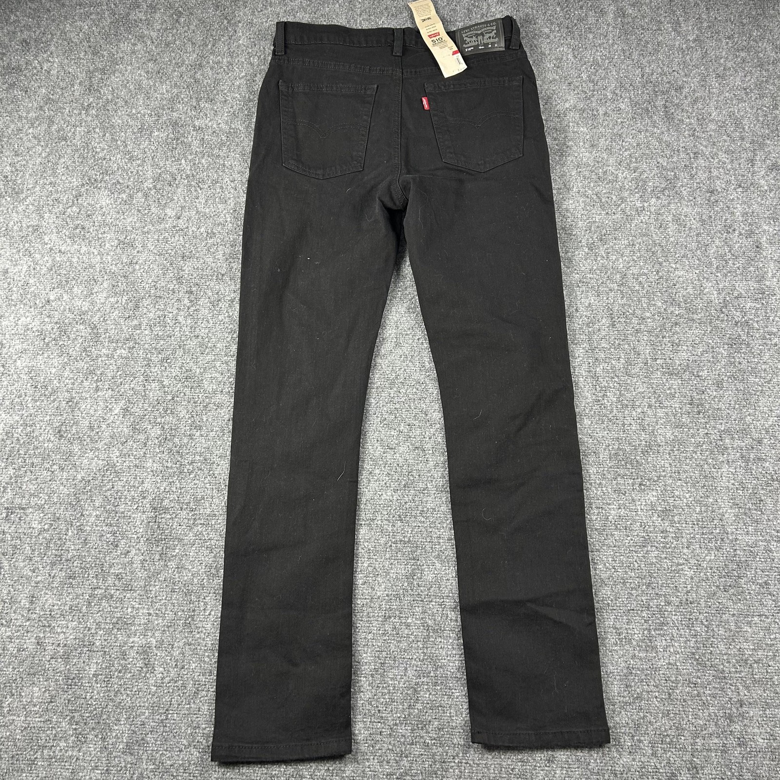 Levi’s Jeans Boys 18 29×31 Black 510 Skinny Performance Stretch Adjustable