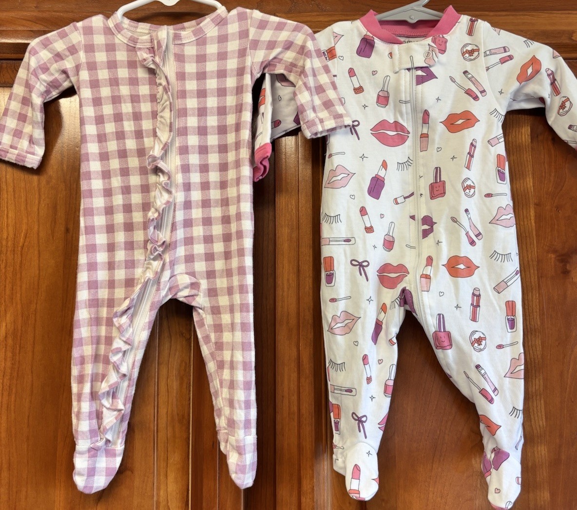Spearmint Love Bamboo Naomi Pima Cotton Newborn Footie Pj Sleeper Bundle