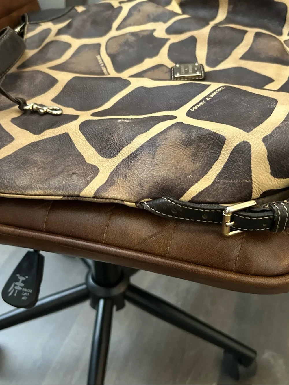 Dooney & Bourke Hobo Bag, Large Giraffe Print
