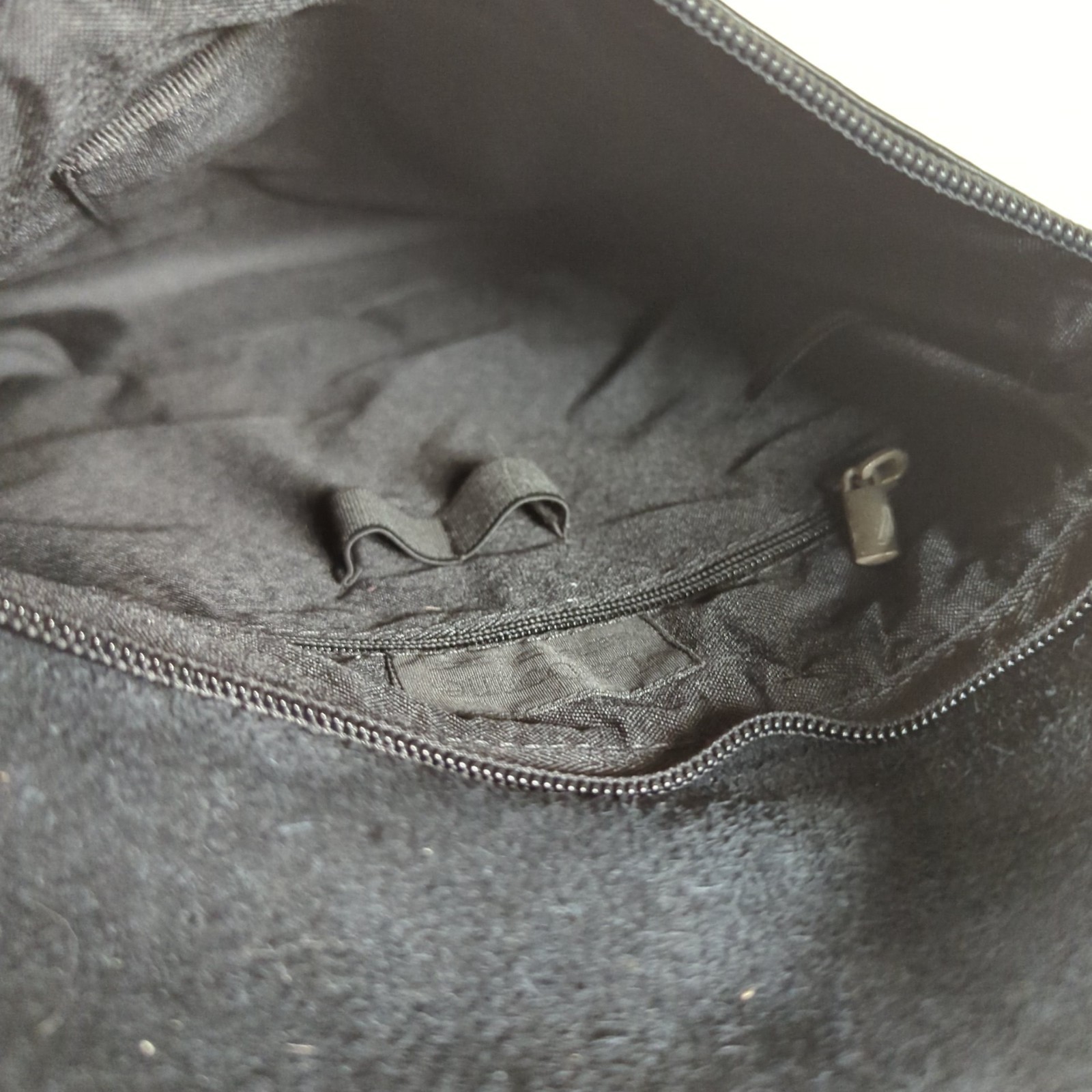 Le Donne Genuine Leather Crossbody Messenger Bag Black Flap Over Zip Purse