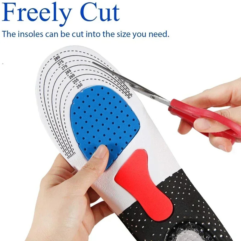 6Pcs Orthopedic Insoles for Feet Arch Support Plantar Fasciitis Orthopedic Insol