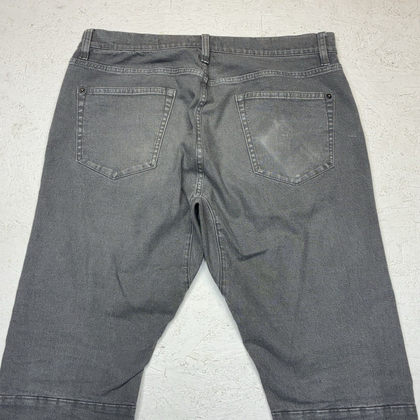 Proof Pants Rover Men 33×32 Gray Slim Fit Canvas Stretch Outdoor Casual Distress