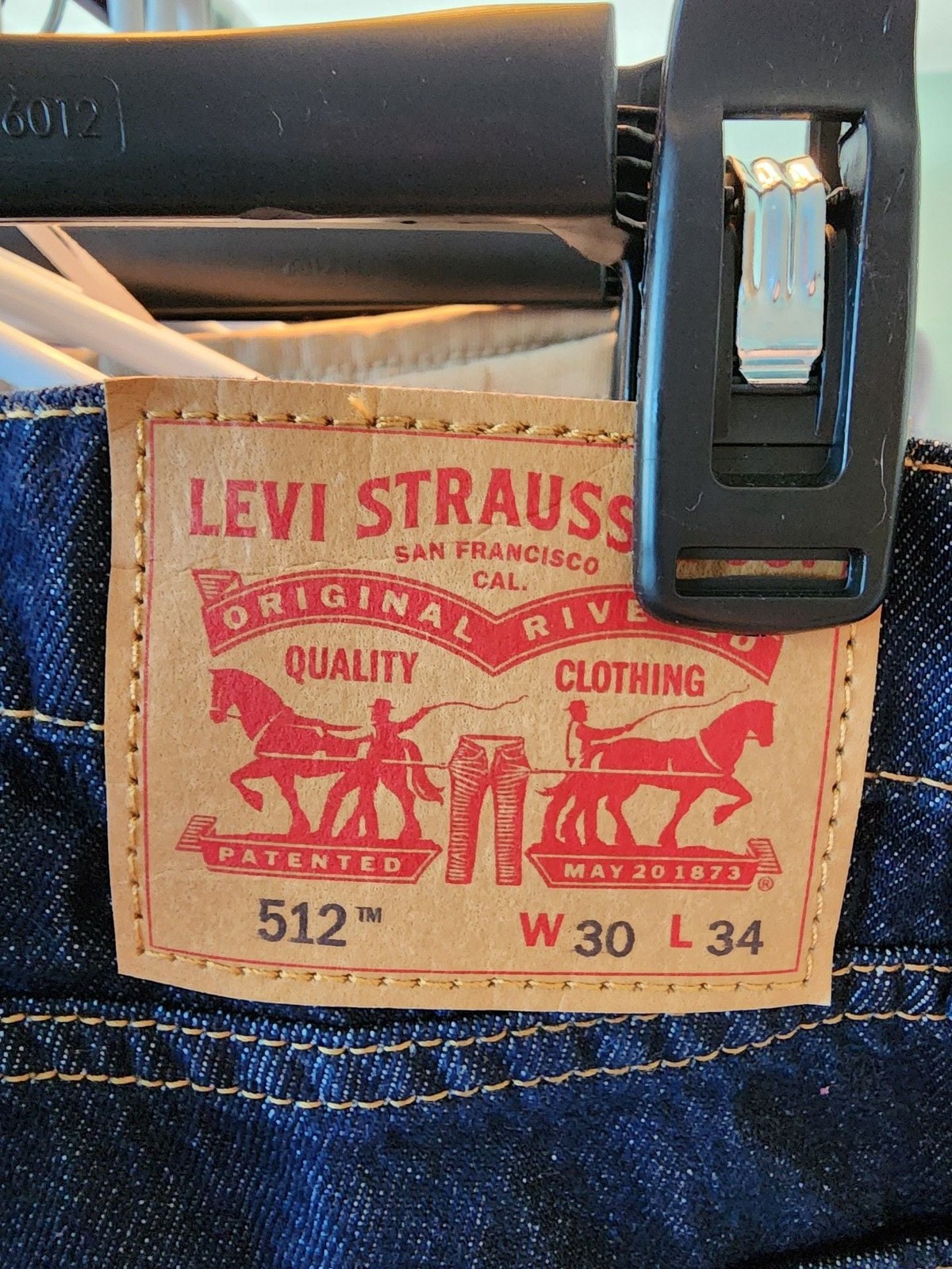 Levi’s 512 Slim Taper Fit Jeans Dark Indigo W30 L34
