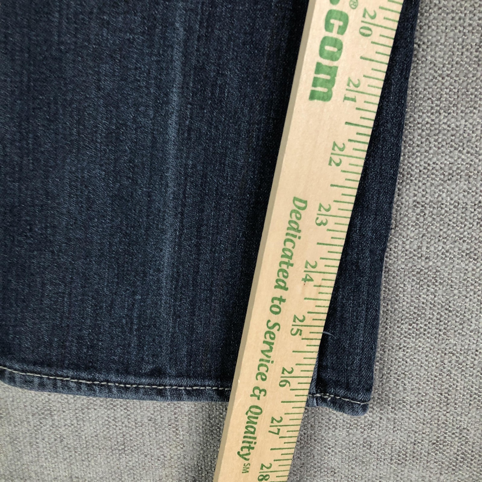 Levis Jeans Girls 12 Slim Blue Bootcut Embroidered Flap Pocket Stretch Denim