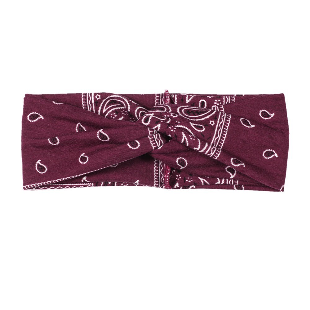 3PCS Boho Headbands Leopard Hair Bands Knotted Turban Wraps Stripe Cloth Elegant
