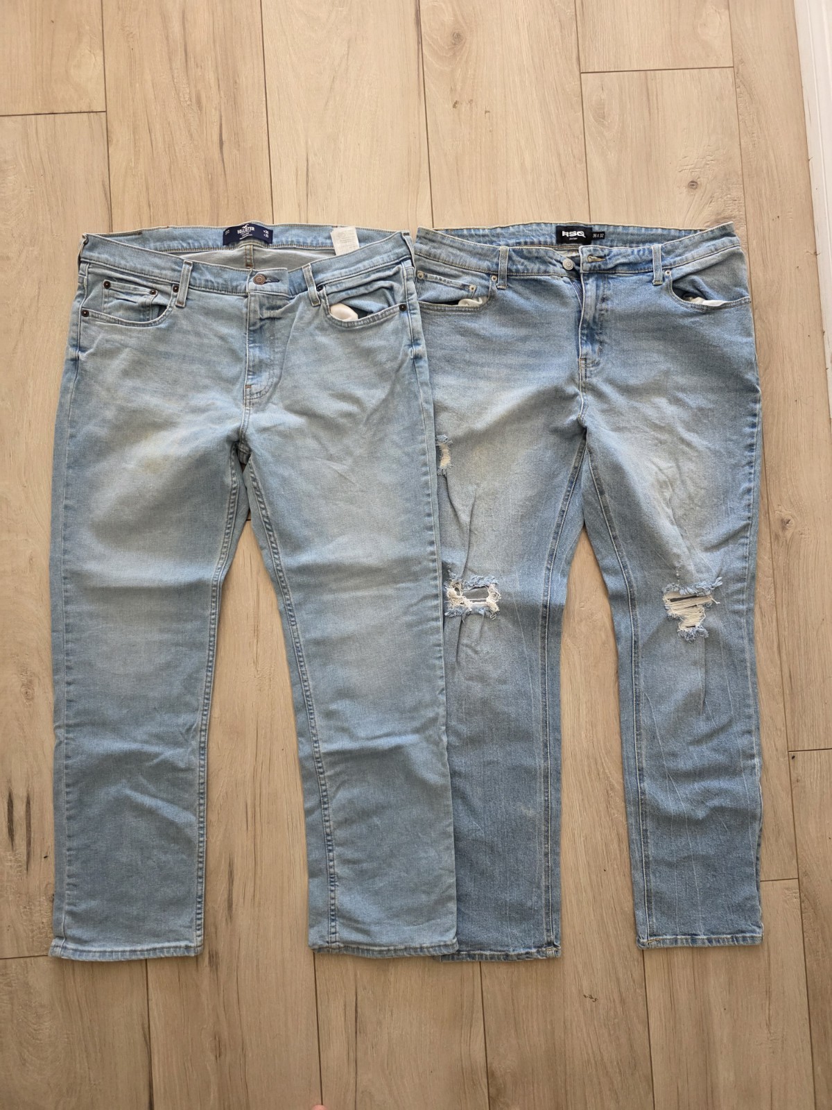 Hollister/RSQ men’s jeans 4 pair bundle size 36×32