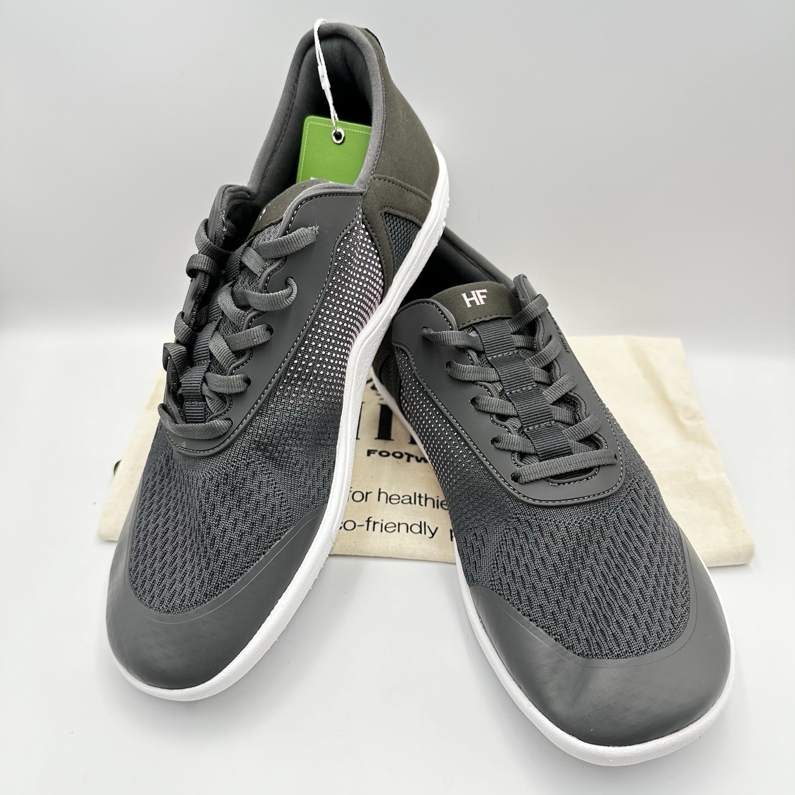 Hike HF Stride Sneaker Gray Pink Lace Up EU 39 M 6-6.5 W 8-8.5 Nature Outdoors