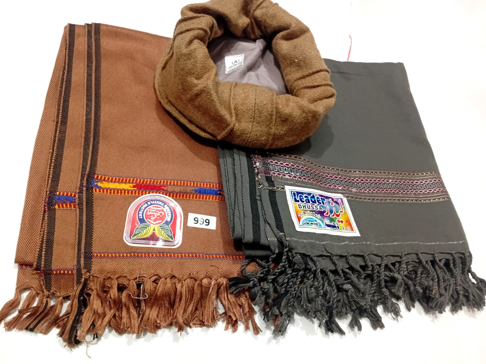 Afghan Patoo Blanket Shawl Topi Chitrali Pakol 100% Wool Cap Pakul Handmade Hat.