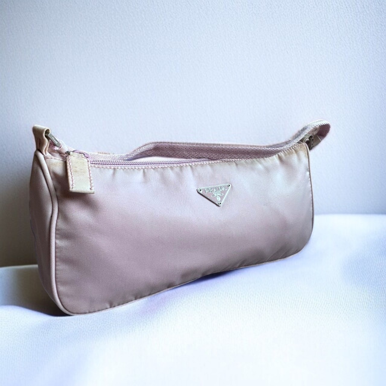 Prada Accessory Pouch Handbag Authentic Pink