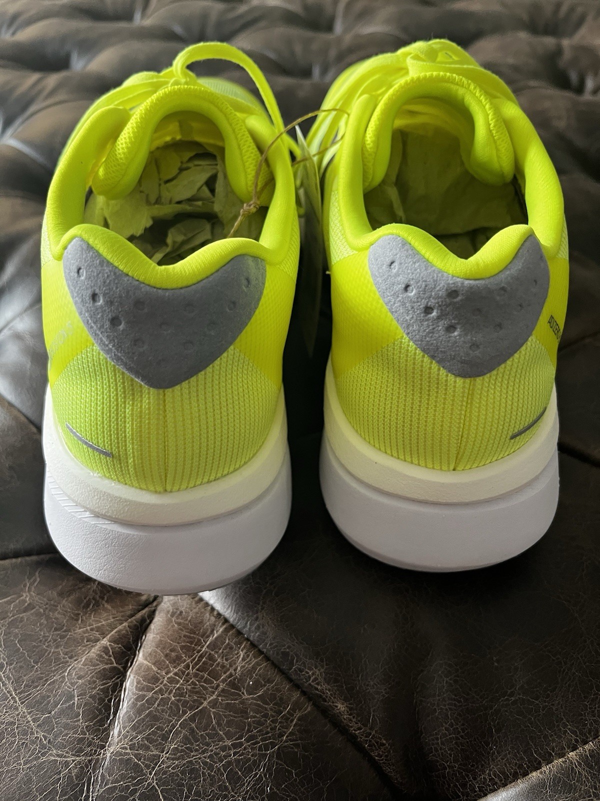 Adidas Boston 13 Solar Yellow/Aurora Plum/Powder Plum Men’s Size 10.5