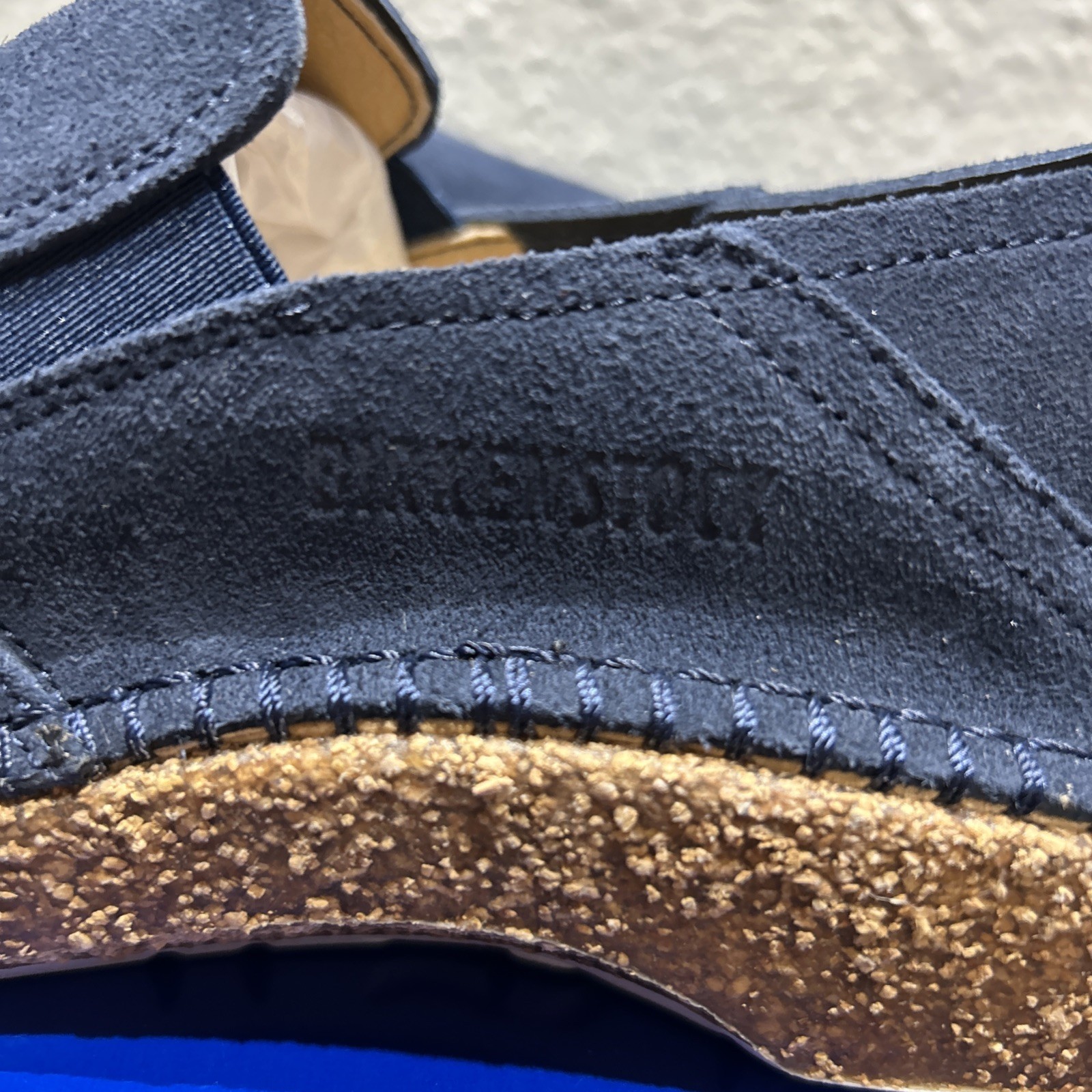 Birkenstock Callan Suede Navy EU 42 US L11 M9 Womens Mens